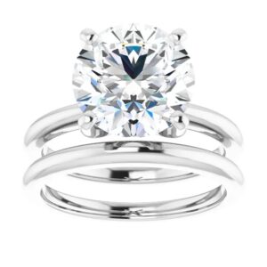 Nhẫn kim cương nữ 18K